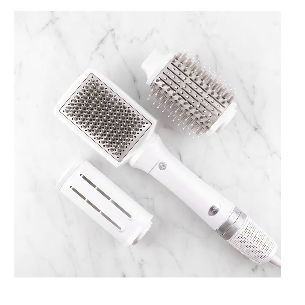 Drybar Reserve 3-in-1 Blow-Dryer Set in White and Gray NIB